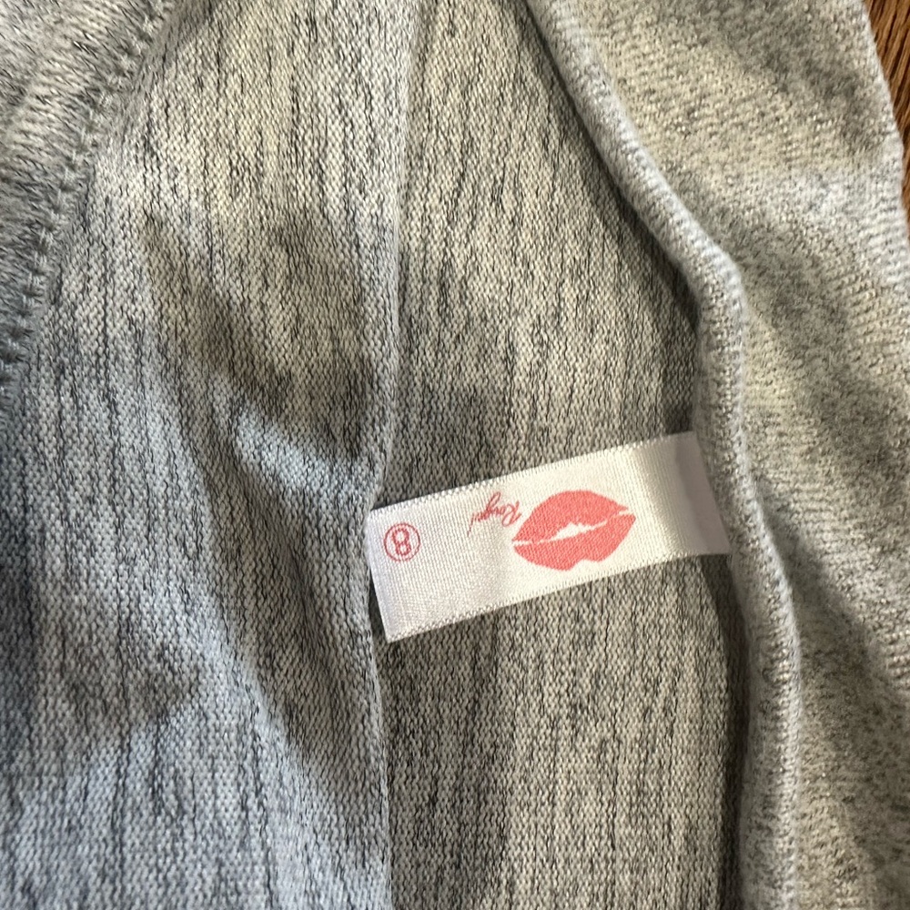 Stylish Off-the-Shoulder Gray Sweater